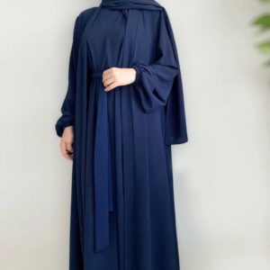 FASIHA ABAYA 2PC NAVY