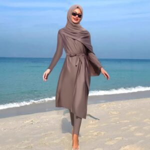 2PC BROWN ACTIVE WEAR
