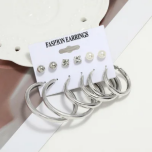 SILVER HOOP EARRINGS