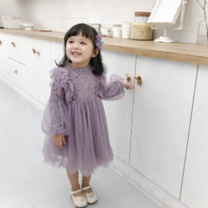 PURPLE LACE DRESS