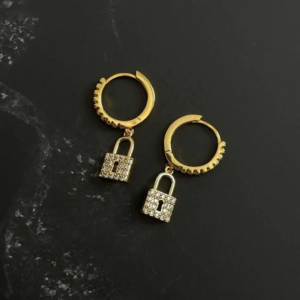 LOCK EARRINGS