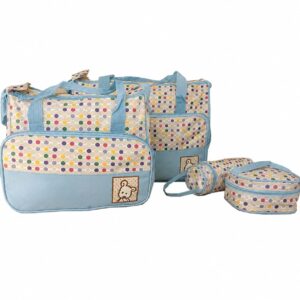 5PC DIAPER BAG BLUE