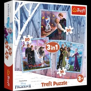 FROZEN 3 IN 1 PUZZLE