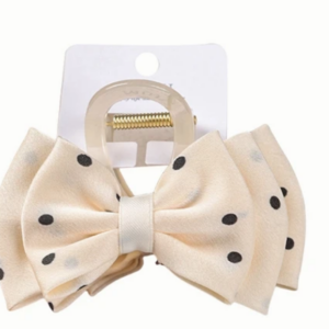 SATIN BOW HAIR CLAW