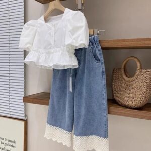 FRILL JEAN SET
