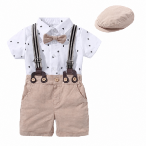 SUSPENDERS HAT SET SHORT