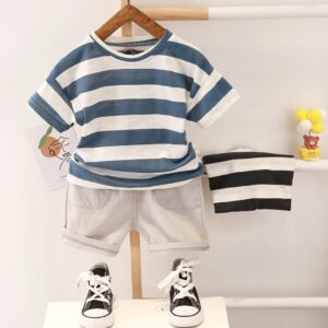 BLUE STRIPE 2PC GOLFER SET