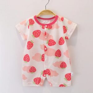STRAWBERRY BABY ROMPER